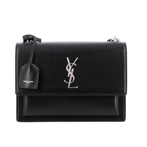 Saint Laurent Ysl Slim Bag in Nero 